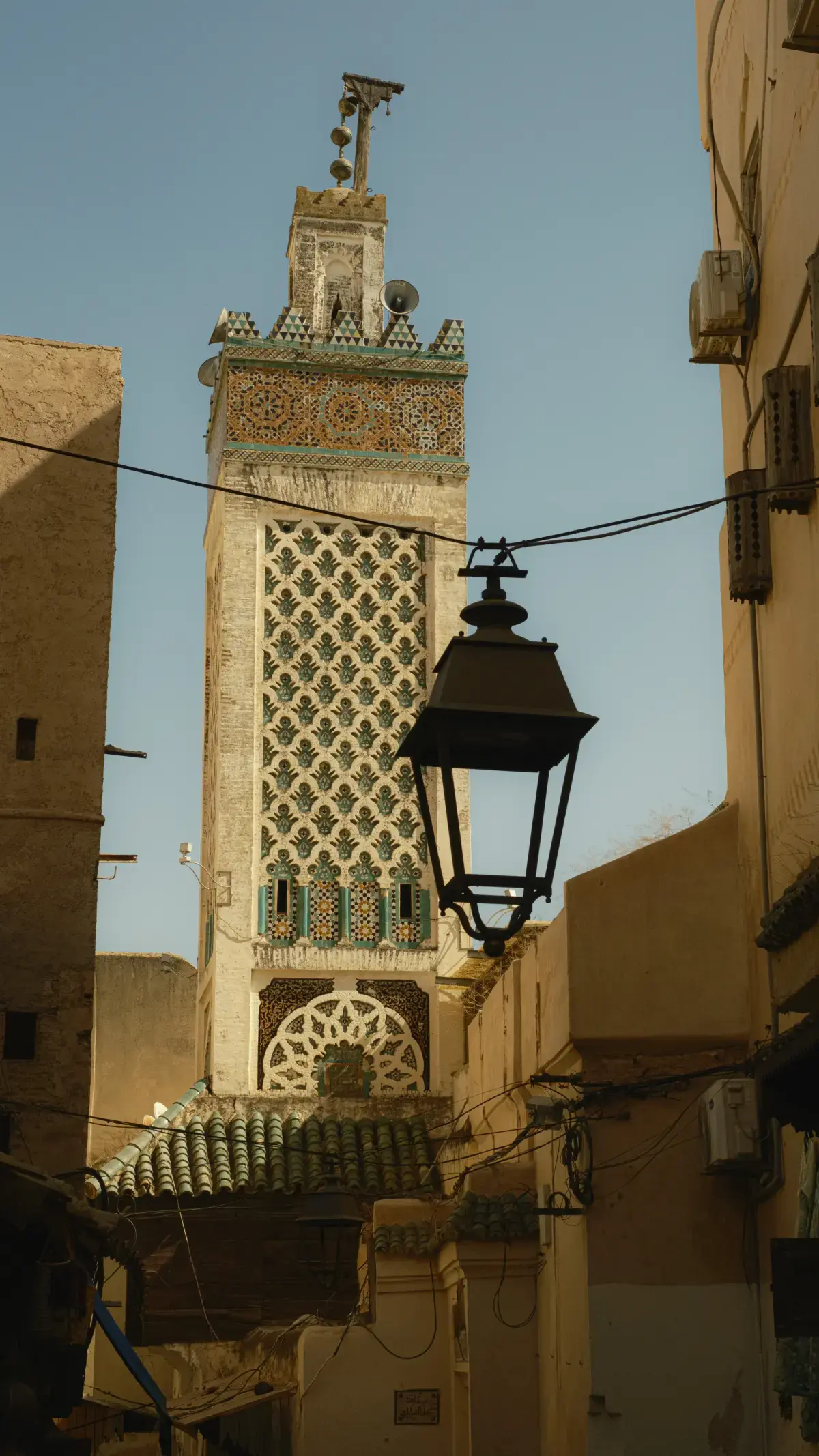A street inside the Marrakech medina