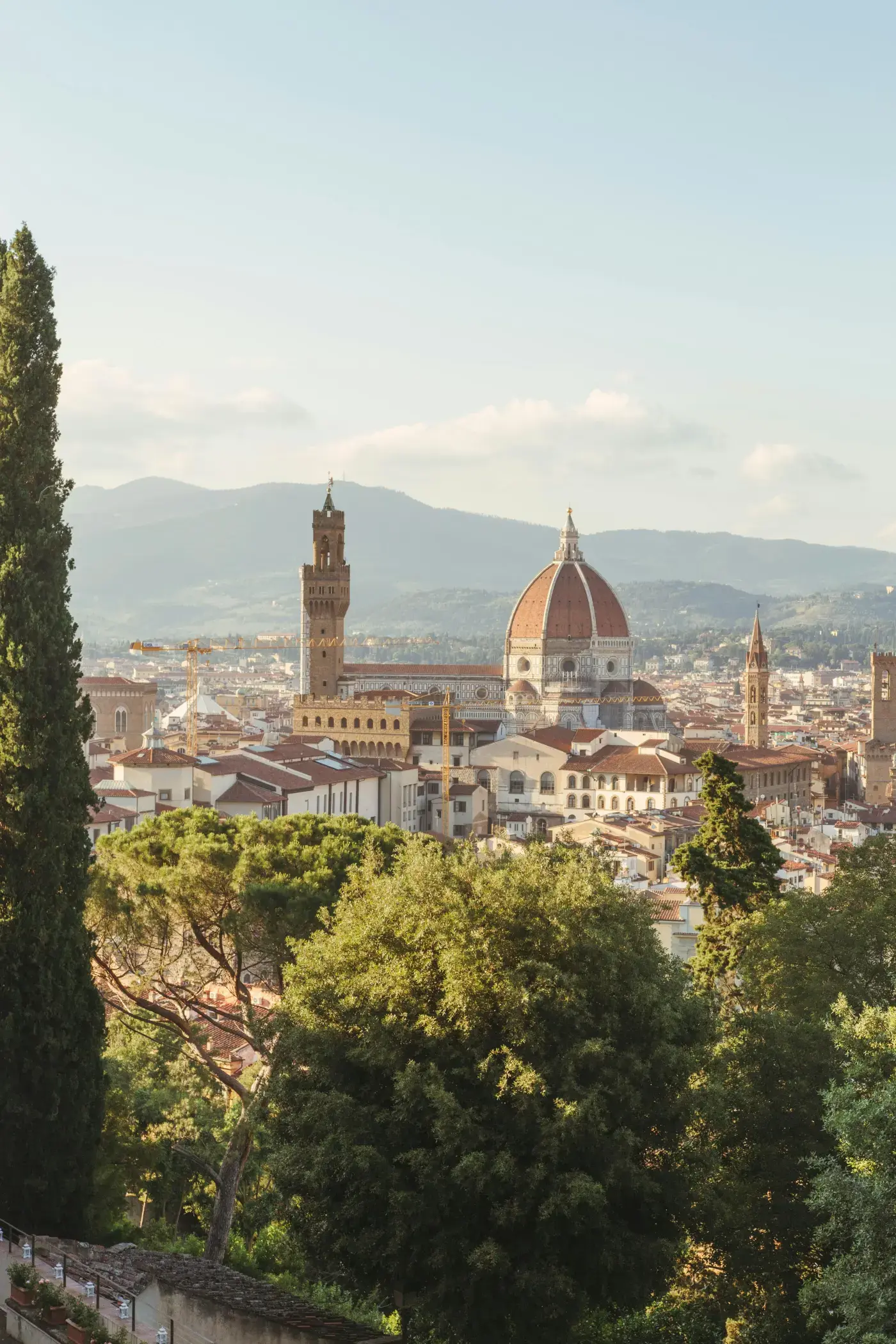 Florence seen from the hills at Fiesole